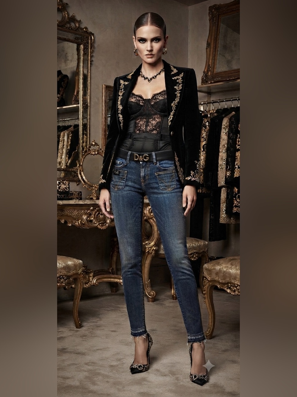 Dolce & Gabbana Straight-Leg Jeans